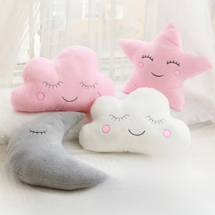 Cuscino Bebè Nuvola Luna Stella