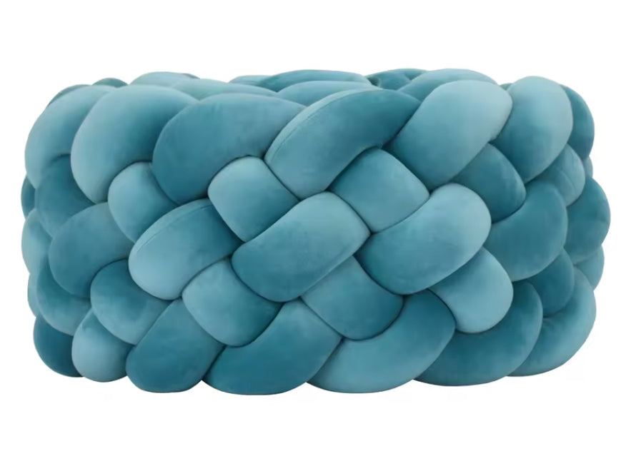 Treccia paracolpi lettino blu