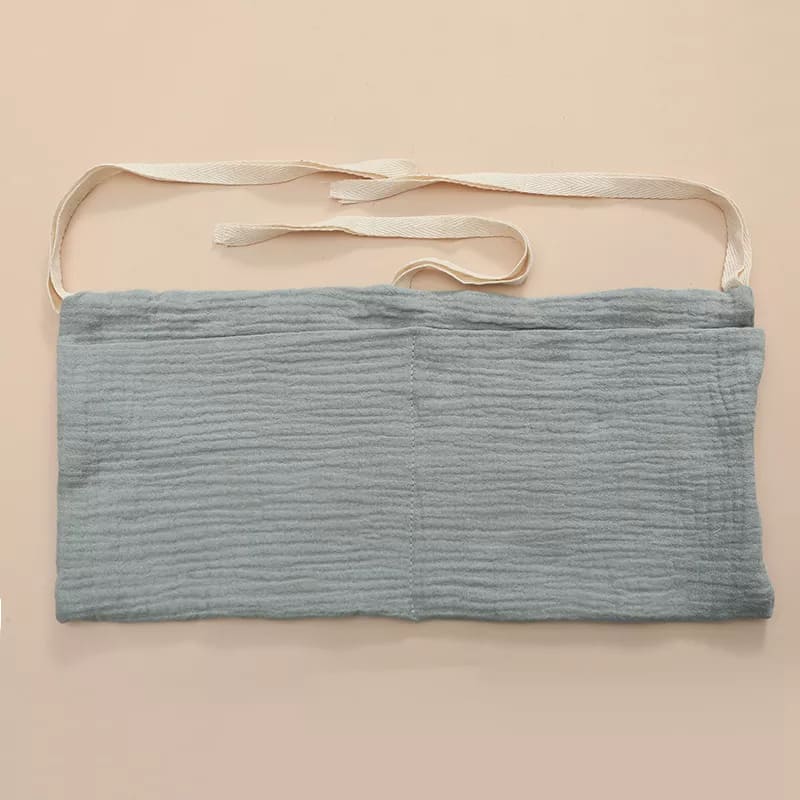 poche de lit bébé bleu gris