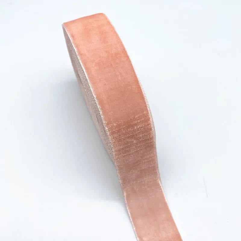 ruban fixation tresse de lit rose saumon