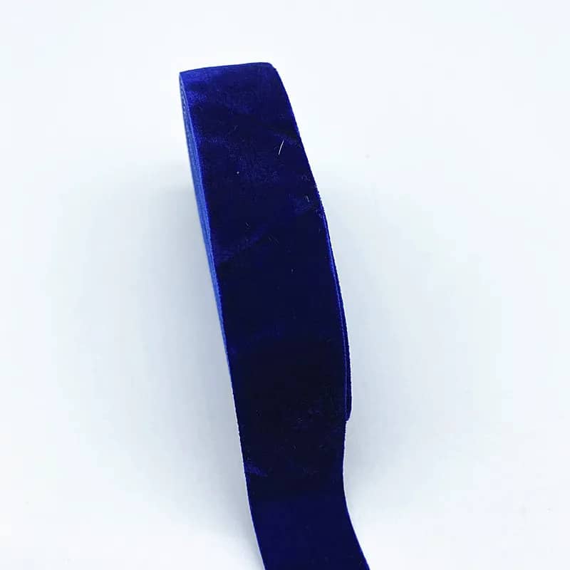ruban fixation tresse de lit bleu nuit