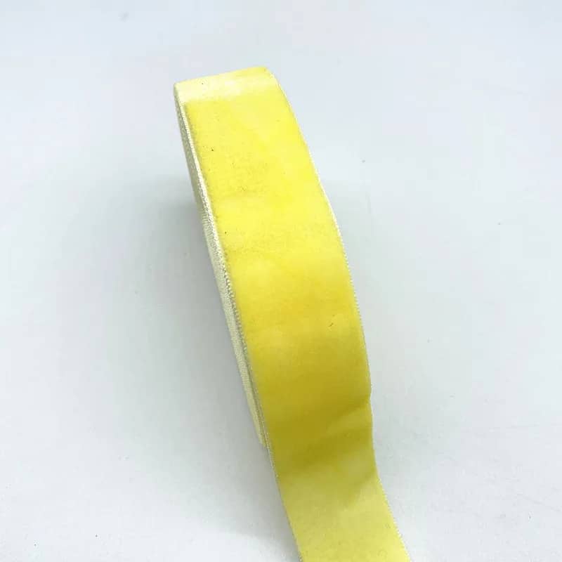 ruban fixation tresse de lit jaune