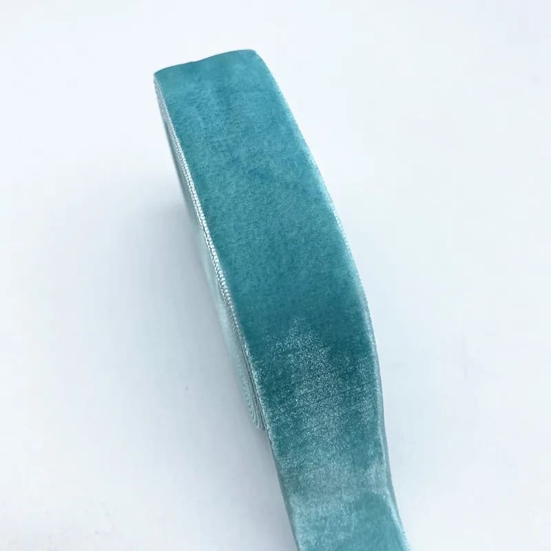 ruban fixation tresse de lit bleu turquoise