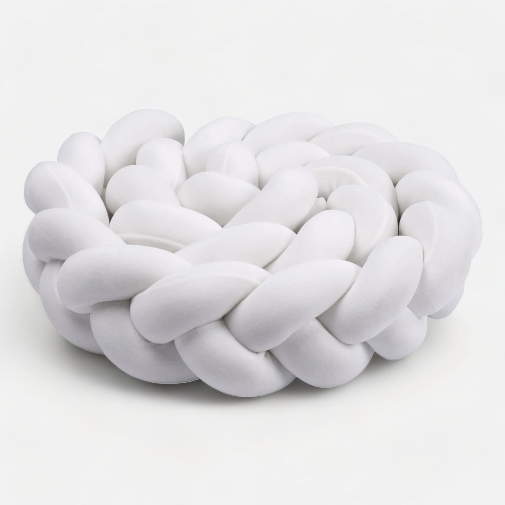 tresse de lit blanche
