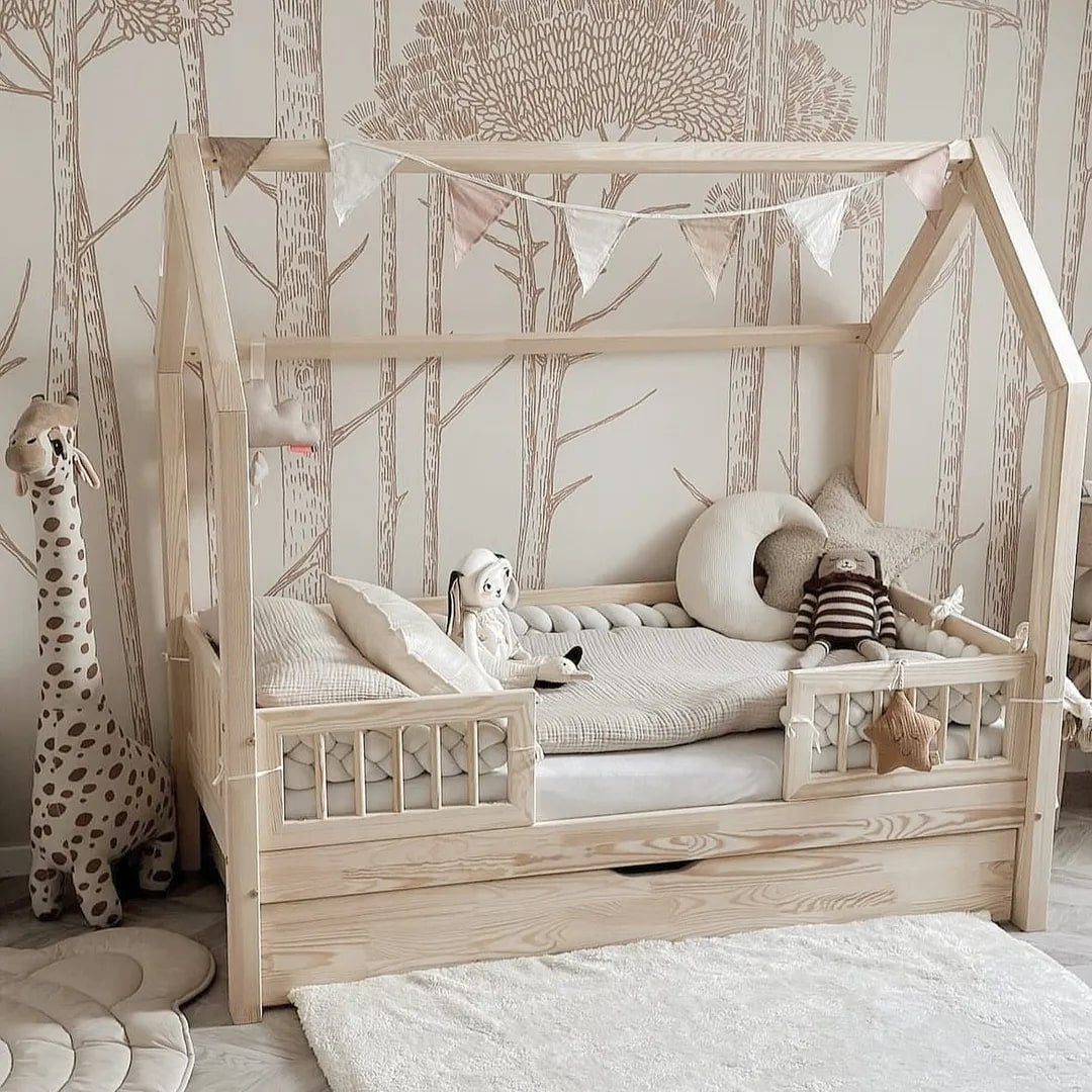 tresse lit chambre bébé