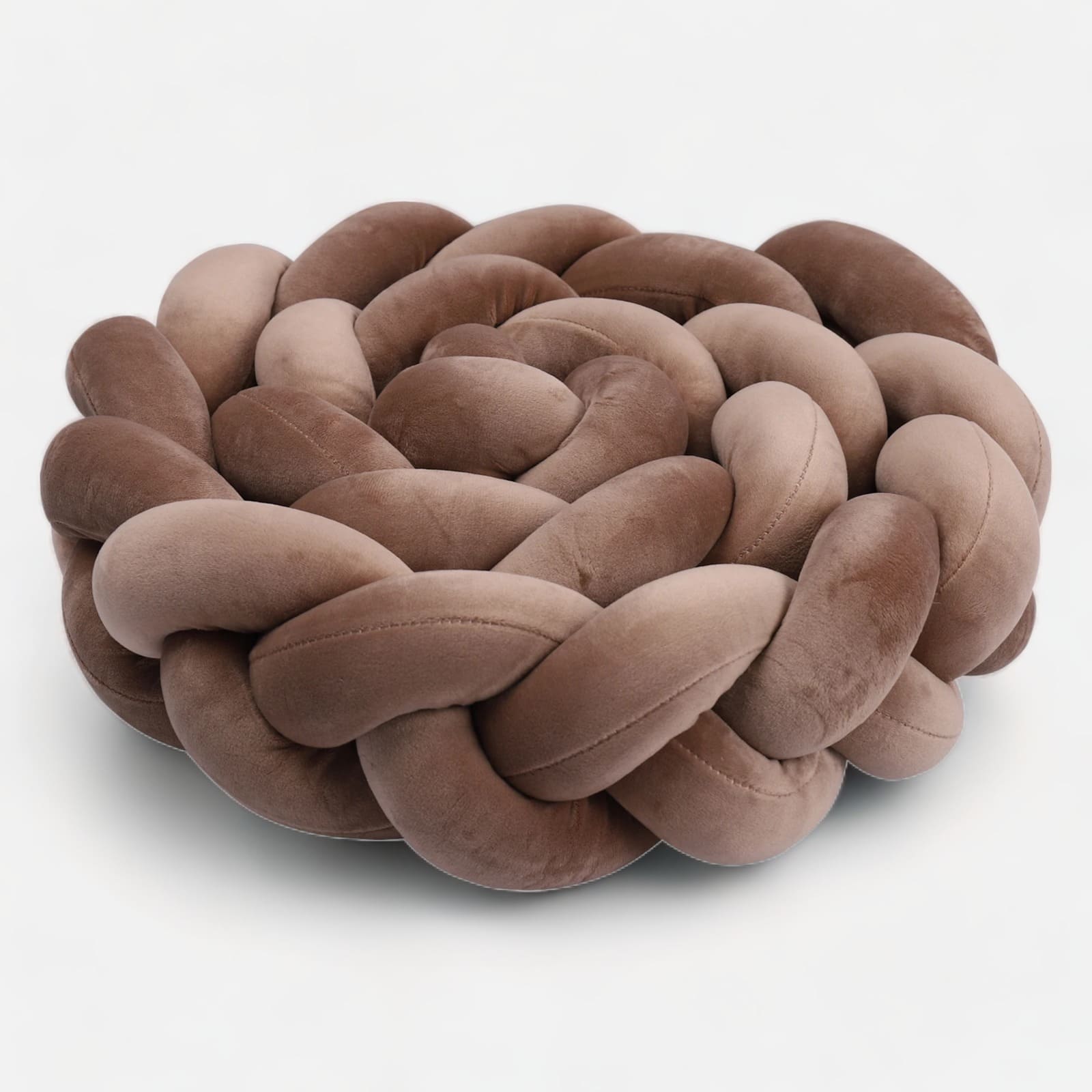 tresse de lit marron